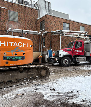 Soil decontamination Blainville