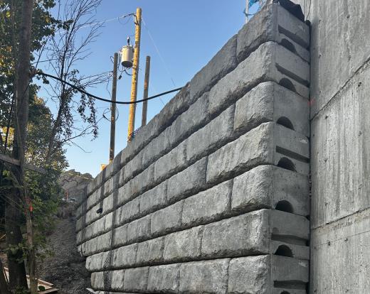 Retaining wall Montreal Mirabel