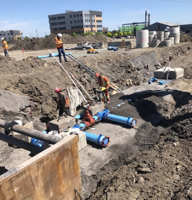 Civil engineering work Montreal North Shore